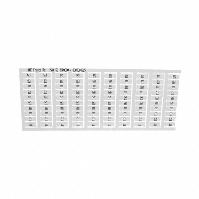 1SNK150121R0000 TE Connectivity ENTRELEC  Strisce di marcatura per morsettiere